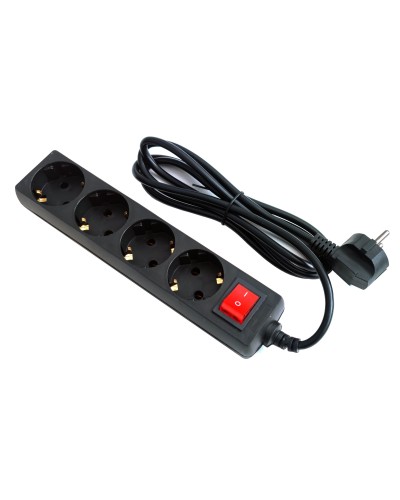 SP4B-218. Сетевой фильтр 4 розетки, 1,8м черный. 5bites в Благовещенске