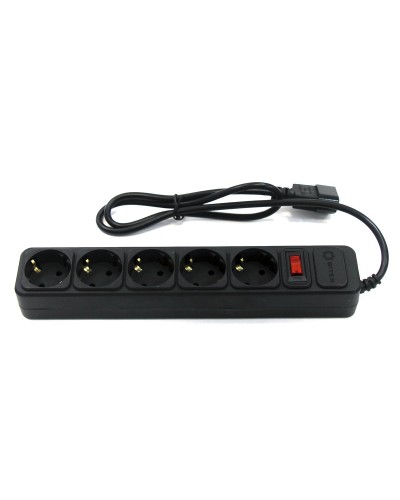 SP5B-110U. Сетевой фильтр 5 розеток, 1м, черный. 5bites в Благовещенске