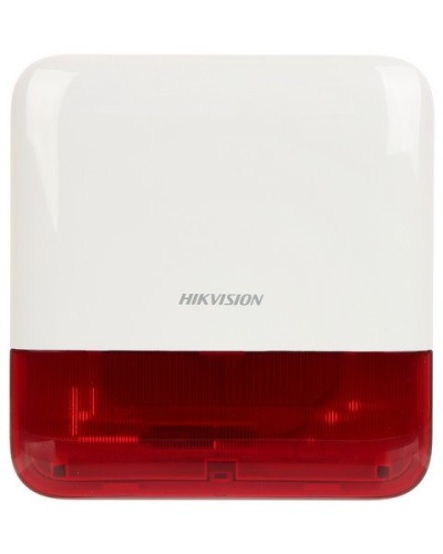 DS-PS1-E-WE Red Indicator. Оповещатель свето-звуковой радиоканальный уличный. AX PRO Hikvision в Благовещенске