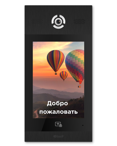 AA-14FB BLACK. Вызывная панель подъездного IP-домофона. BAS-IP в Благовещенске