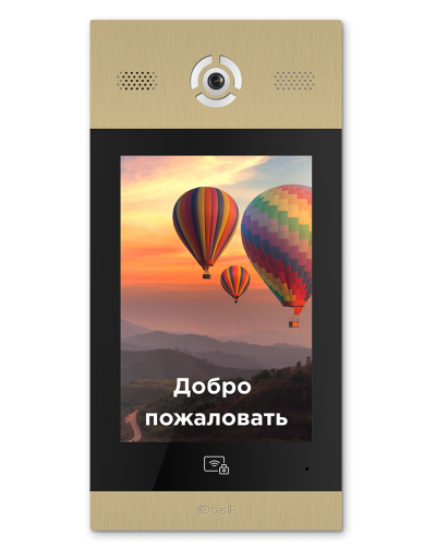 AA-14FB GOLD. Вызывная панель подъездного IP-домофона. BAS-IP в Благовещенске