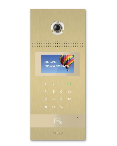 AA-12FB GOLD. Вызывная панель подъездного IP-домофона. BAS-IP в Благовещенске