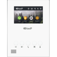 AU-04LA (AU-04L) WHITE. Монитор IP-домофона. BAS-IP