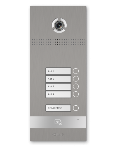 BI-04FB SILVER. Вызывная панель IP-домофона. BAS-IP в Благовещенске
