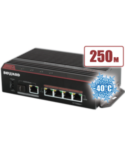 STP-411HP. Коммутатор 4-портовый. Beward в Благовещенске