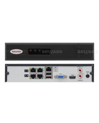 BK0104H2-P4. IP-видеорегистратор 4-канальный. Beward в Благовещенске