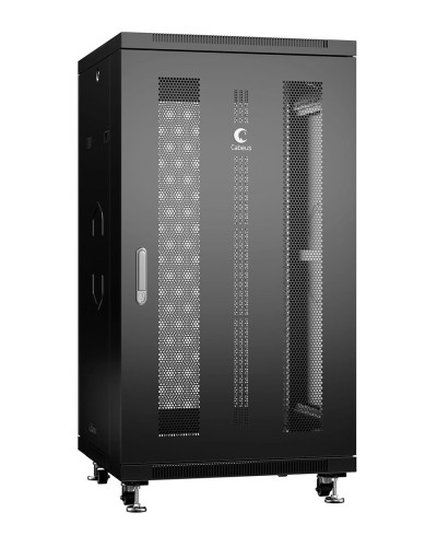 ND-05C-22U60/80-BK (8563c). Шкаф телекоммуникационный 19 напольный 22U. CABEUS в Благовещенске