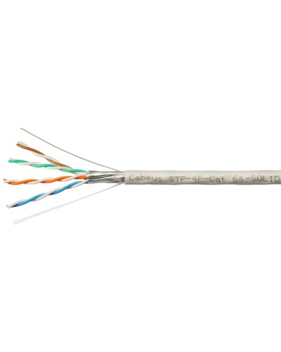 STP-4P-Cat.6a-SOLID-IN-PVC (7196c). Кабель «витая пара» (LAN) для структурированных систем связи. CABEUS в Благовещенске