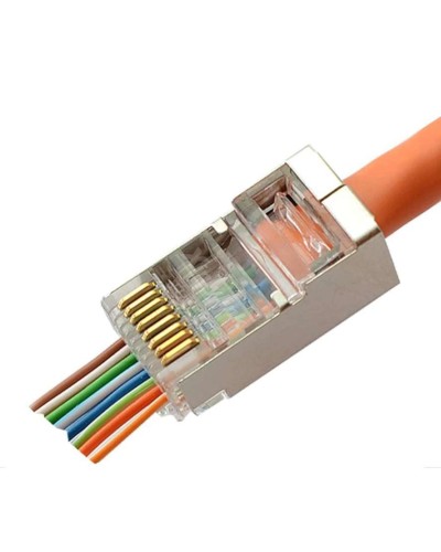 8P8C-SH-FC (100 шт) (10796c). Разъем RJ-45. CABEUS в Благовещенске