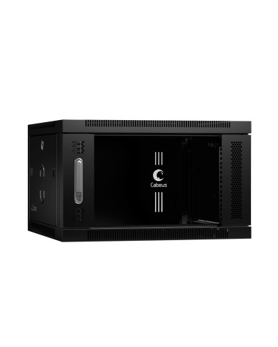 SH-05F-6U60/60-BK (8587c). Шкаф телекоммуникационный 19 настенный 6U. CABEUS в Благовещенске