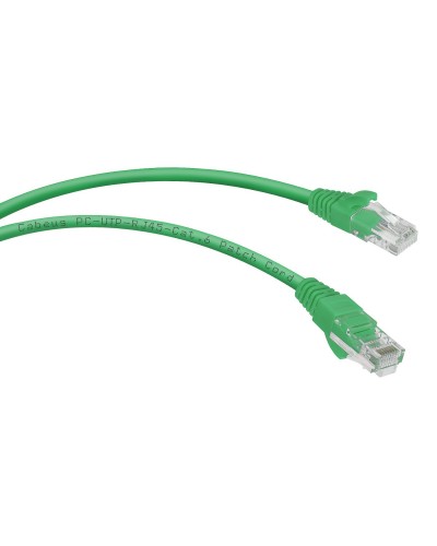 PC-UTP-RJ45-Cat.6-0.3m-GN (8682c), зелёный. Патч-корд медный. CABEUS в Благовещенске