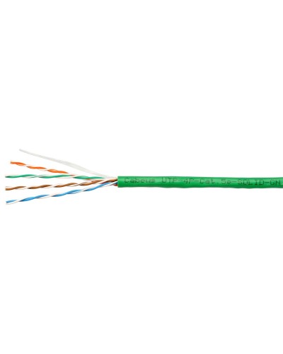 UTP-4P-Cat.5e-SOLID-LSZH-GN-100 (9779c-5). Кабель «витая пара» (LAN) для структурированных систем связи. CABEUS в Благовещенске