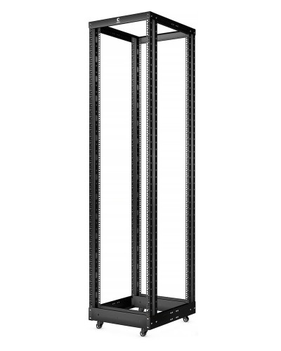 RA-37U-1000-BK (10159c). Открытая стойка 19, 37U, двухрамная, усиленная, цвет черный. CABEUS в Благовещенске
