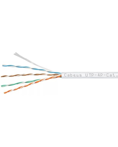 UTP-4P-Cat.5e-SOLID-LSZH-GY (9776c). Кабель «витая пара» (LAN) для структурированных систем связи. CABEUS в Благовещенске