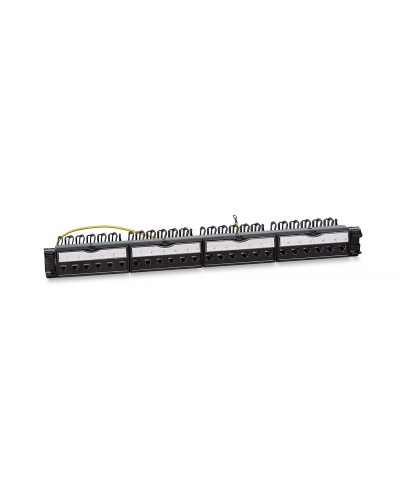 PL-24-KJ-RJ45-Cat.6a-SH-180T (11834c): Патч-панель 19" (1U), 24 порта RJ-45, категория 6a, полностью экранированная в Благовещенске