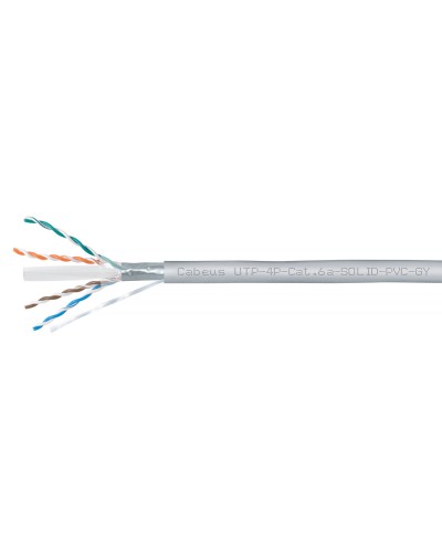 UTP-4P-Cat.6a-SOLID-PVC-GY (11373c). Кабель «витая пара» (LAN) для структурированных систем связи. CABEUS в Благовещенске