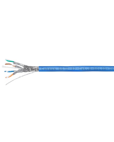 SSTP-4P-Cat.8-SOLID-IN-LSZH-BL-100 (7750c-1). Кабель «витая пара» (LAN) для структурированных систем связи. CABEUS в Благовещенске