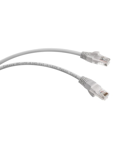 PC-UTP-RJ45-Cat.6-1m-LSZH (8877c), серый. Патч-корд медный. CABEUS в Благовещенске