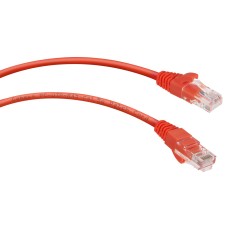 PC-UTP-RJ45-Cat.5e-1.5m-RD (7696c), красный. Патч-корд медный. CABEUS