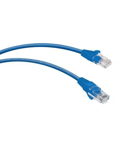 PC-UTP-RJ45-Cat.5e-0.3m-BL-LSZH (9527c), синий. Патч-корд медный. CABEUS в Благовещенске