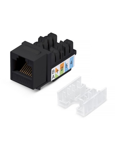 KJ-RJ45-Cat.6-90-SW-BK (10102c). Вставка Keystone Jack RJ-48. CABEUS в Благовещенске
