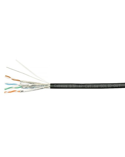 STP-4P-Cat.6a-SOLID-OUT-LSZH-UV (7198c). Кабель «витая пара» (LAN) для структурированных систем связи. CABEUS в Благовещенске