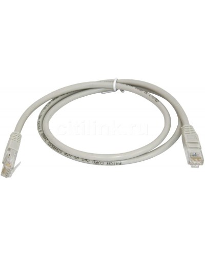 PC-UTP-RJ45-Cat.5e-0.3m (7209c), серый. Патч-корд медный. CABEUS в Благовещенске