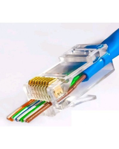 8P8C-C6-FC (100 шт) (10795c). Разъем RJ-45. CABEUS в Благовещенске