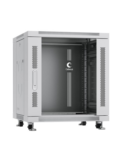 SH-05C-12U60/80 (7646c). Шкаф телекоммуникационный 19 напольный 12U. CABEUS в Благовещенске