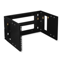 NC-6U-BK (11380c). Кронштейн настенный 19 6U, цвет черный. CABEUS