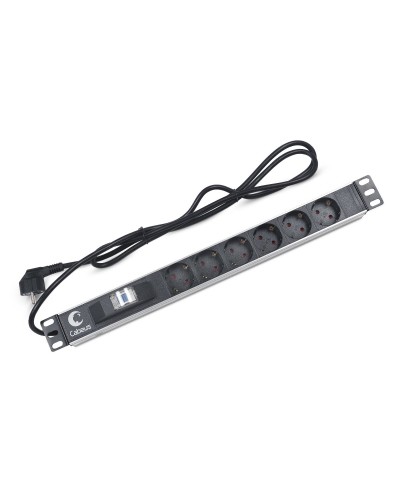 PDU-6P-B-2EU (7292c). Блок розеток 19. CABEUS в Благовещенске