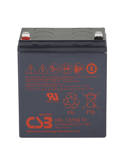 CSB HRL 1225W. Аккумулятор герметичный свинцово-кислотный. CSB в Благовещенске