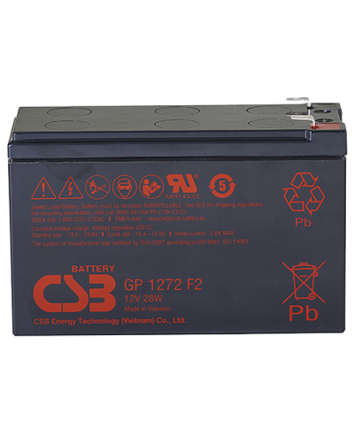 CSB GP 1272(28W) F2. Аккумулятор герметичный свинцово-кислотный. CSB в Благовещенске