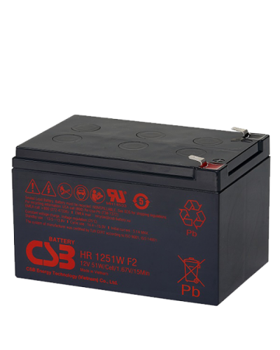 CSB HR 1251W. Аккумулятор герметичный свинцово-кислотный. CSB в Благовещенске