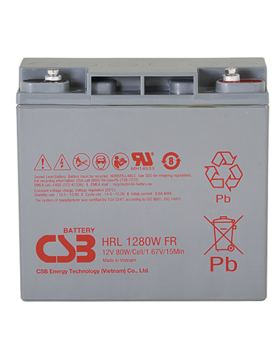 CSB HRL 12280W FR. Аккумулятор герметичный свинцово-кислотный. CSB в Благовещенске