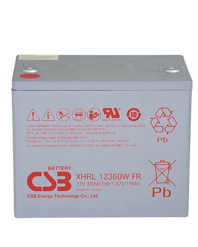 CSB XHRL 12360W FR. Аккумулятор герметичный свинцово-кислотный. CSB в Благовещенске