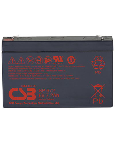 CSB GP 672. Аккумулятор герметичный свинцово-кислотный. CSB в Благовещенске