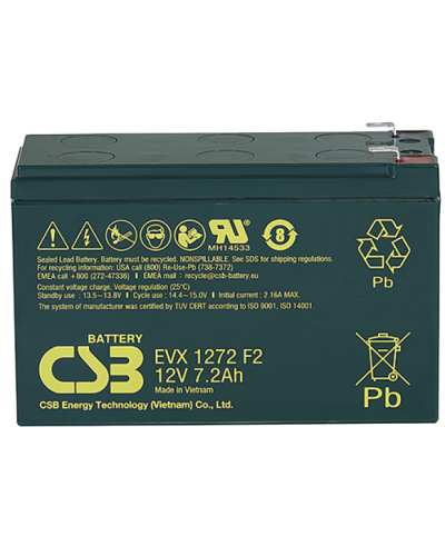 CSB EVX 1272. Аккумулятор герметичный свинцово-кислотный. CSB в Благовещенске