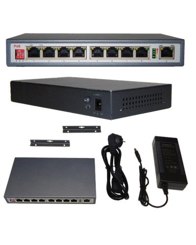 CO-SWP9C. Коммутатор 8-портовый  Gigabit Ethernet с PoE. ComOnyx в Благовещенске