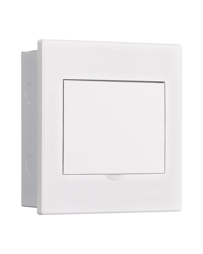 Корпус ЩРВ-М 6 модулей IP41 встраиваемый белая дверь (31101DEK). Корпус пластиковый. DEKraft в Благовещенске