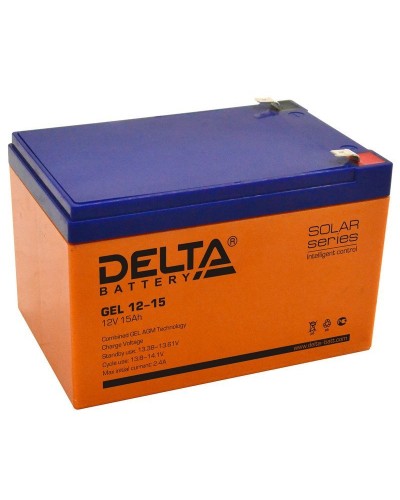Delta GEL 12-15. Аккумулятор герметичный свинцово-кислотный. Delta в Благовещенске