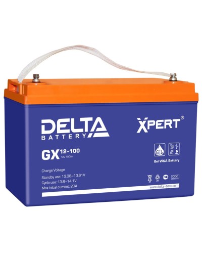 Delta GX 12-100. Аккумулятор герметичный свинцово-кислотный. Delta в Благовещенске