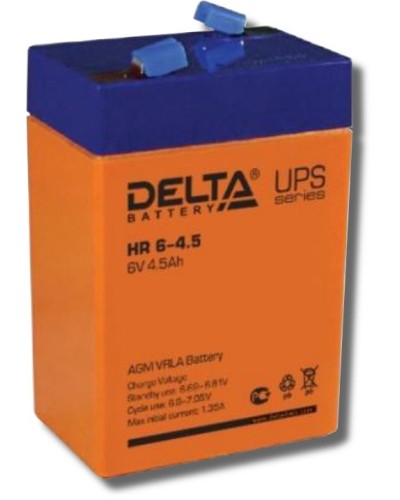 Delta HR 6-4.5. Аккумулятор герметичный свинцово-кислотный. Delta в Благовещенске