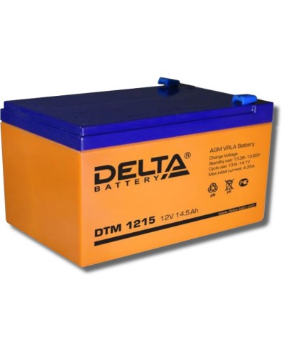 Delta DTM 1215. Аккумулятор герметичный свинцово-кислотный. Delta в Благовещенске