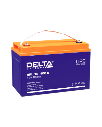 Delta HRL 12-100 X. Аккумулятор герметичный свинцово-кислотный. Delta в Благовещенске