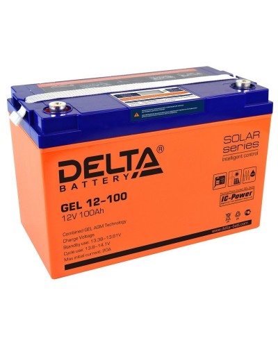 Delta GEL 12-100. Аккумулятор герметичный свинцово-кислотный. Delta в Благовещенске