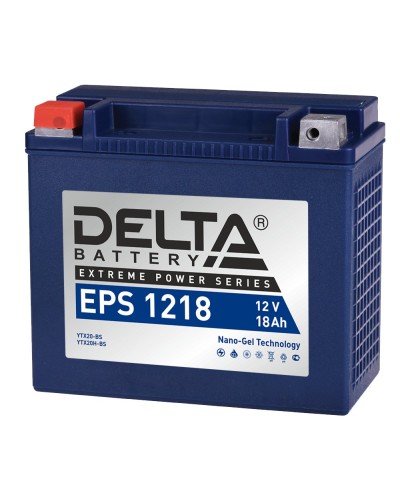 Delta EPS 1218. Аккумулятор герметичный свинцово-кислотный стартерный. Delta в Благовещенске