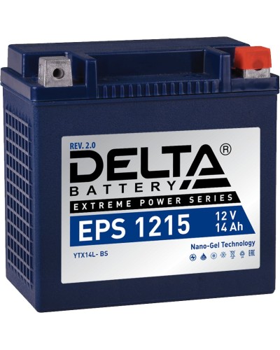 Delta EPS 1215. Аккумулятор герметичный свинцово-кислотный стартерный. Delta в Благовещенске