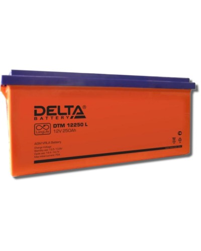 Delta DTM 12250 L. Аккумулятор герметичный свинцово-кислотный. Delta в Благовещенске