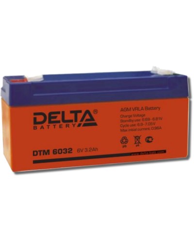 Delta DTM 6032. Аккумулятор герметичный свинцово-кислотный. Delta в Благовещенске